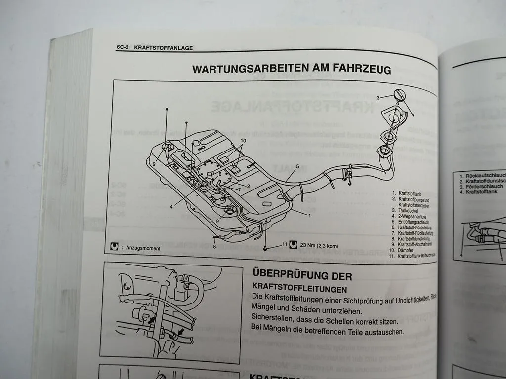 Suzuki Swift SF310 SF413 Werkstatthandbuch Ergänzung 2000