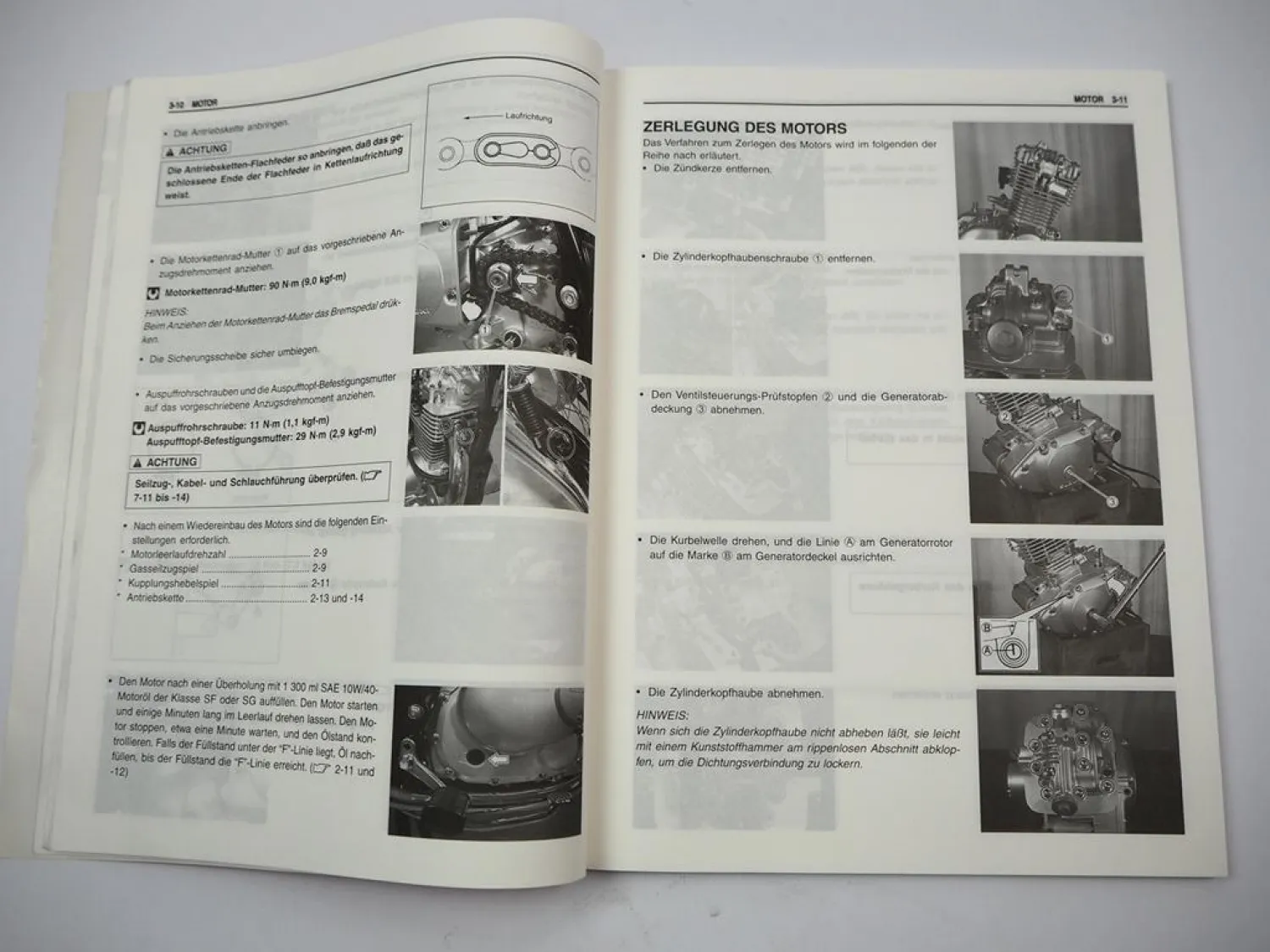 Suzuki TU125 XT Werkstatthandbuch ab 1999 Reparaturanleitung Wartungsanleitung