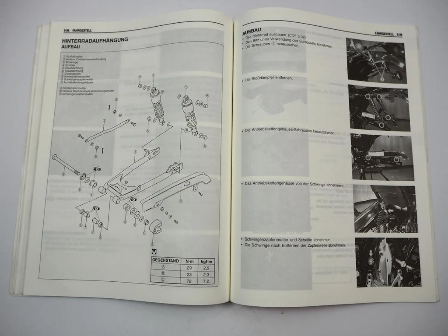 Suzuki TU125 XT Werkstatthandbuch ab 1999 Reparaturanleitung Wartungsanleitung