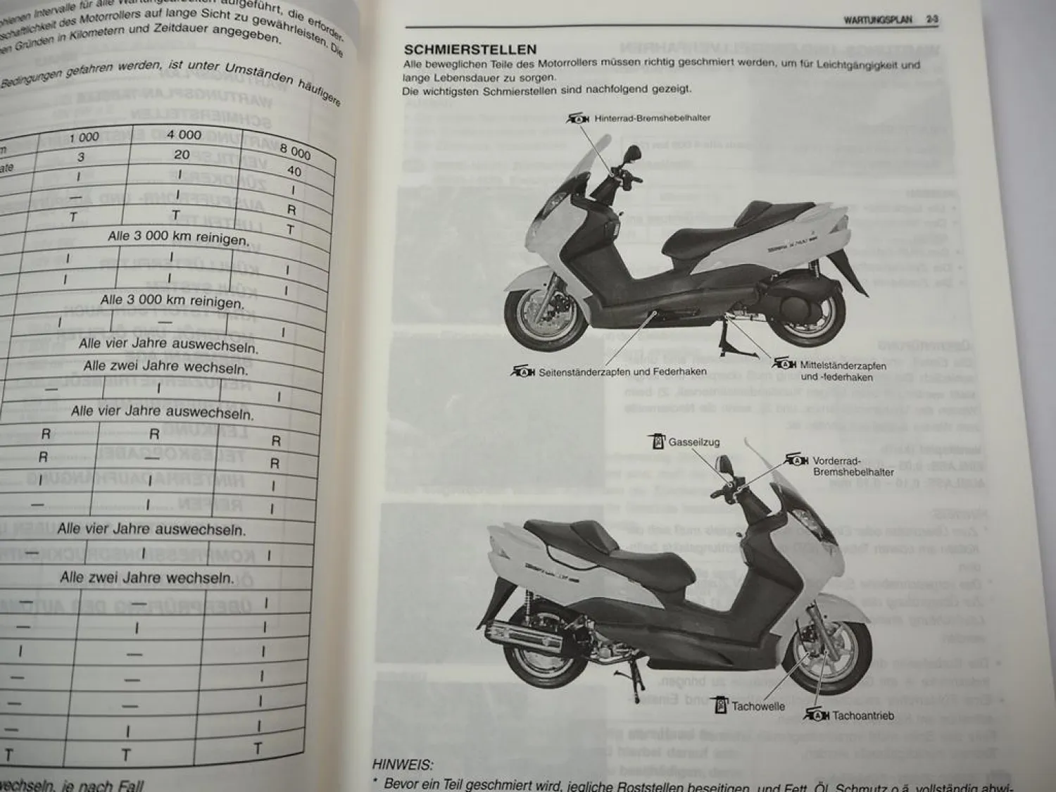 Suzuki UH 125 150 Burgmann Werkstatthandbuch 2002 Reparaturanleitung Wartungsanleitung