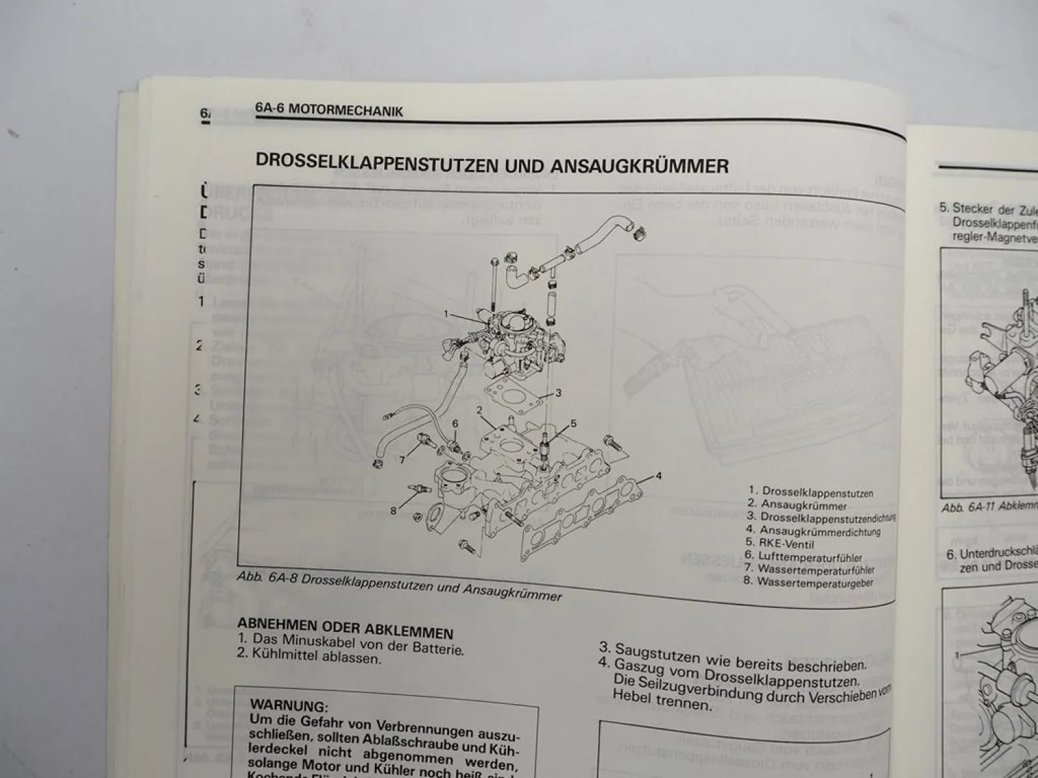 Suzuki Vitara mit Katalysator 1988 / 1991 Reparaturanleitung Werkstatthandbuch