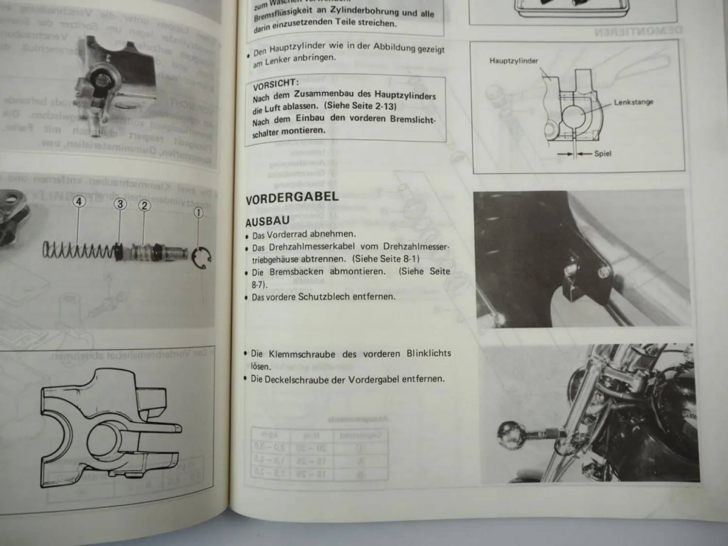 Suzuki VS750 800 GL Intruder Werkstatthandbuch 1986-1994 Reparaturanleitung Wartungsanleitung