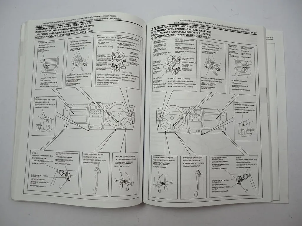 Suzuki Wagon R RB310 RB413 Elektrische Schaltpläne 2002 Werkstatthandbuch