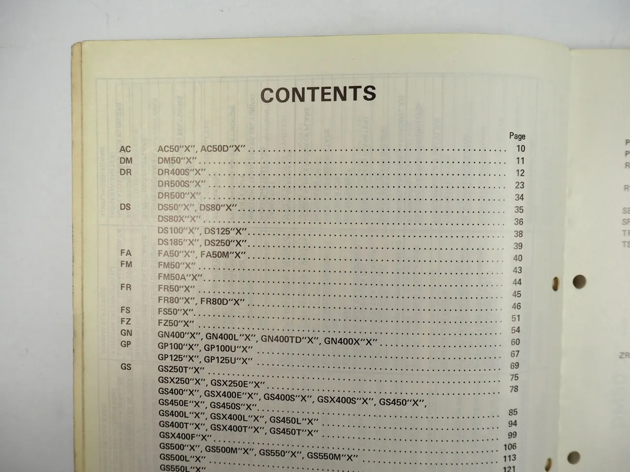 Suzuki X Model Motorcycles Motorrad Schaltpläne Wiring Diagrams 1981
