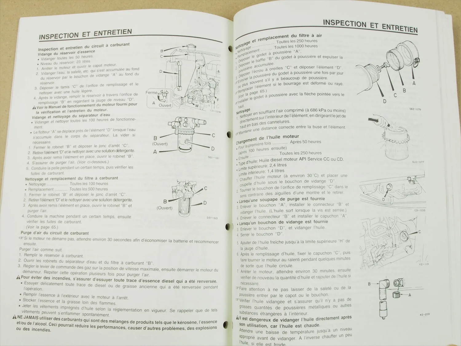 Takeuchi TB015 Pelle Compacte Manuel de Utilisateur Decembre 1996