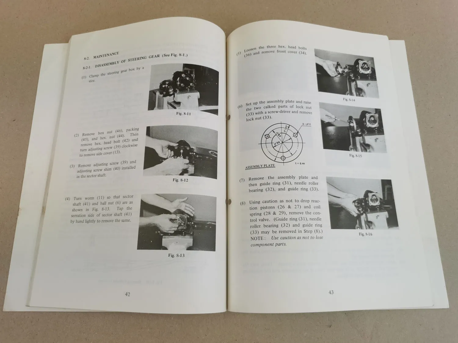 TCM FD35Z5 FD38Z FD40Z2 Service Manual Werkstatthandbuch 1980