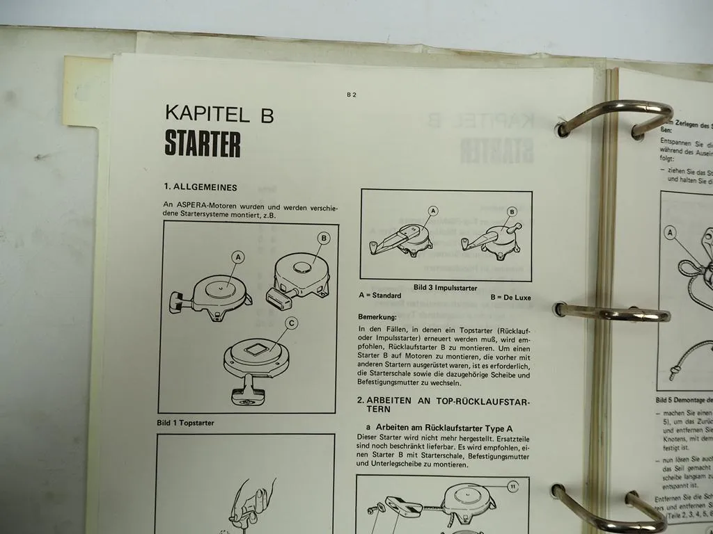 Tecumseh Aspera Zwei- und Viertakt Motoren Werkstatthandbuch Reparatur ca. 1981