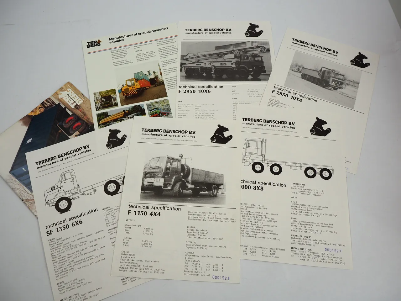 Terberg Benschop special vehicles Sonderfahrzeuge Prospekt