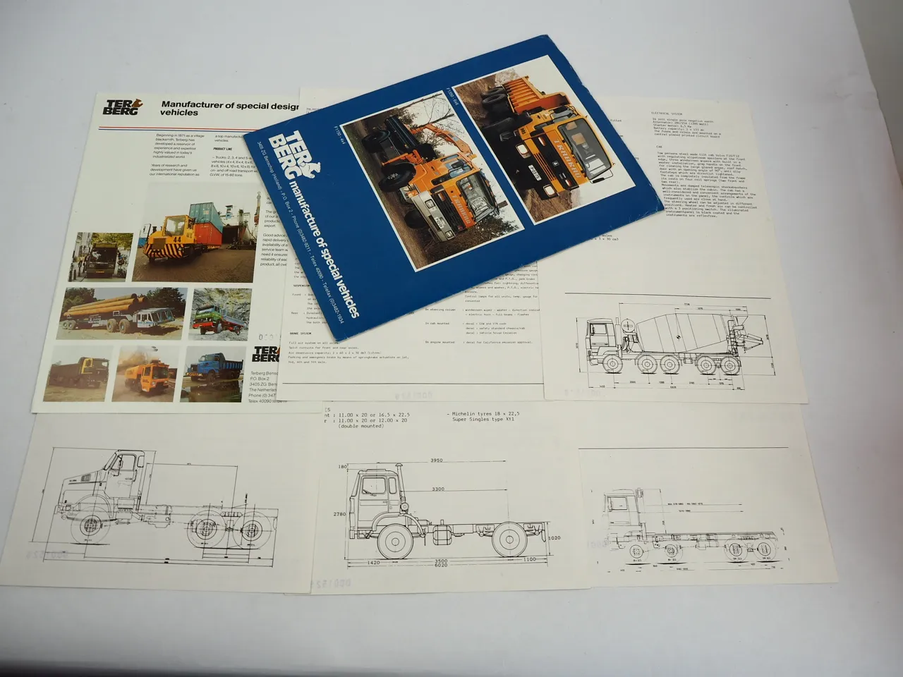 Terberg Benschop special vehicles Sonderfahrzeuge Prospekt