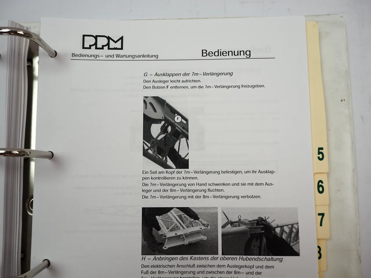 Terex Lifting PPM ATT 600 Mobilkran Betriebsanleitung 2000 Ersatzteilliste 1997