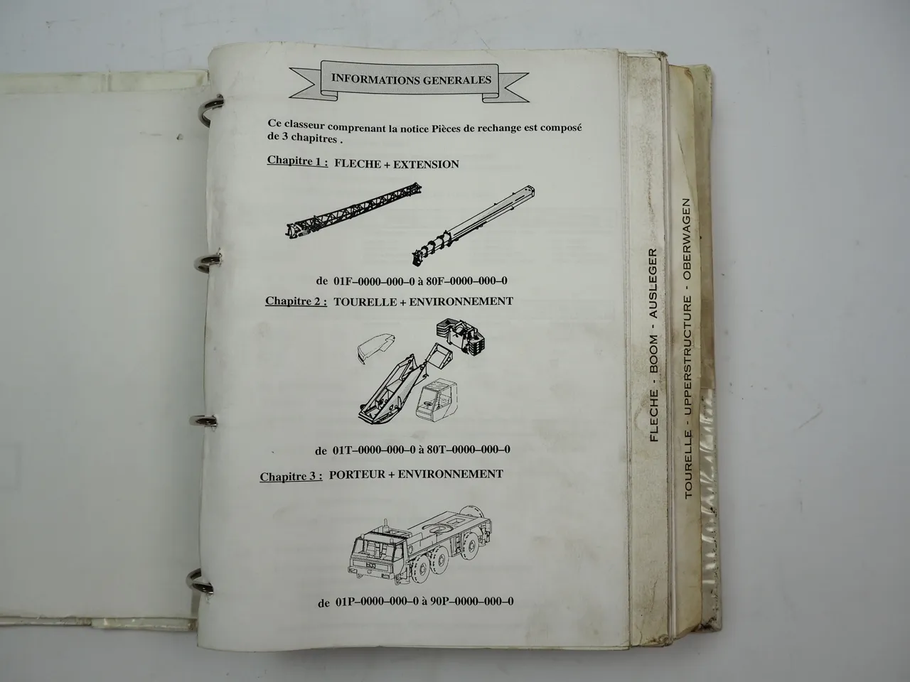 Terex Lifting PPM ATT 600 Mobilkran Betriebsanleitung 2000 Ersatzteilliste 1997