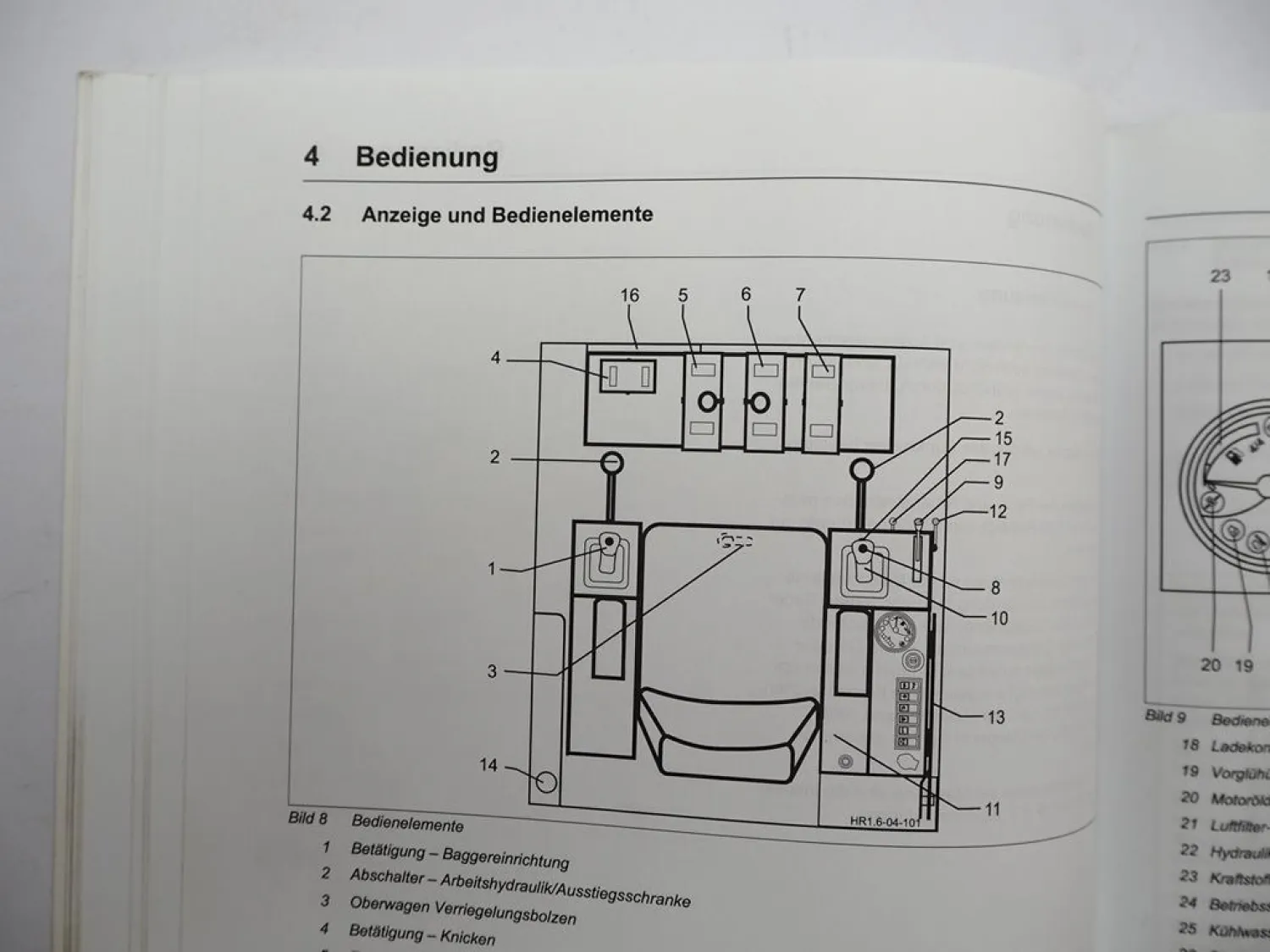 Terex Schaeff HR 1.6 Raupenbagger Betriebsanleitung Bedienung Wartung 2004