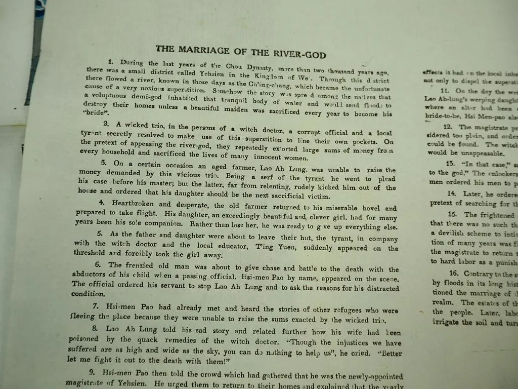 The Marriage of the River God kolorierte Drucke Dünnpapier Asien Japan colored print