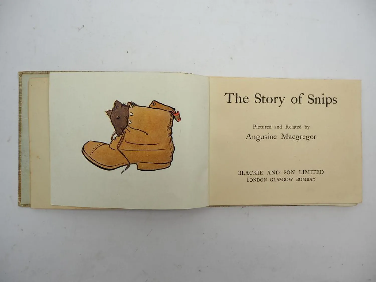 The Story of Snips ca. 1915 Angusine Macgregor Tiny Tots Series Kinderbuch Engl.
