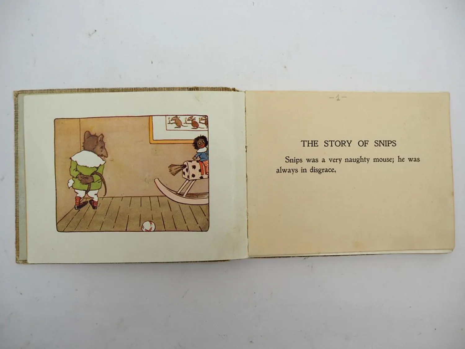 The Story of Snips ca. 1915 Angusine Macgregor Tiny Tots Series Kinderbuch Engl.