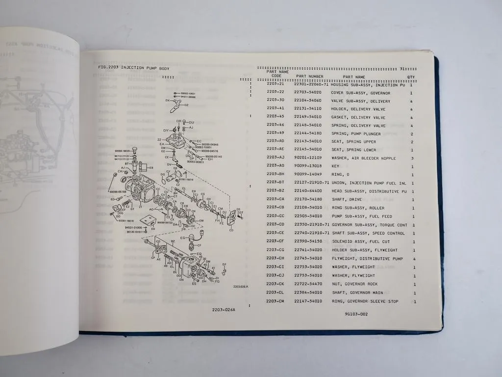 Toyota 02-4FD25V Forklift Truck Gabelstapler Parts Catalog Ersatzteilliste