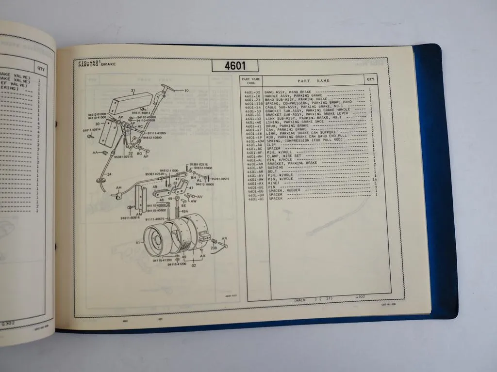 Toyota 3FD 50 60 Forklift Truck Gabelstapler Parts Catalog Ersatzteilliste