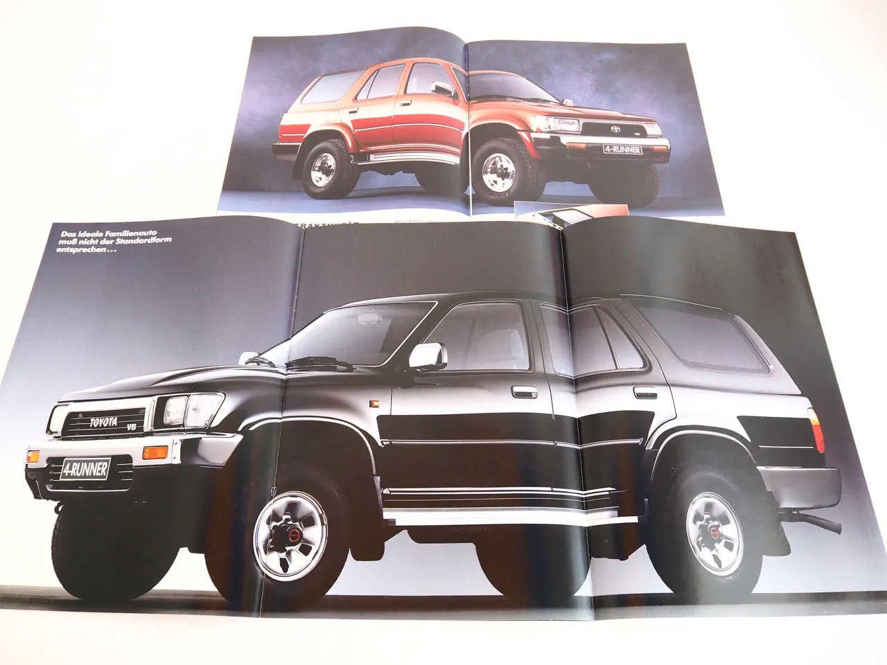 Toyota 4 Runner PKW 3x Prospekt Technische Daten Ausstattung 1989/92