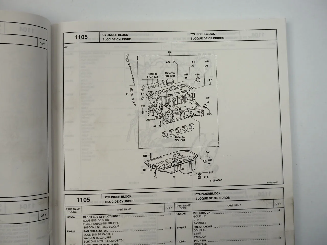 Toyota 42-7FGF 02-7FGF 02-7FGJF 15 18 20 25 30 35 Ersatzteilliste PartsList 2001