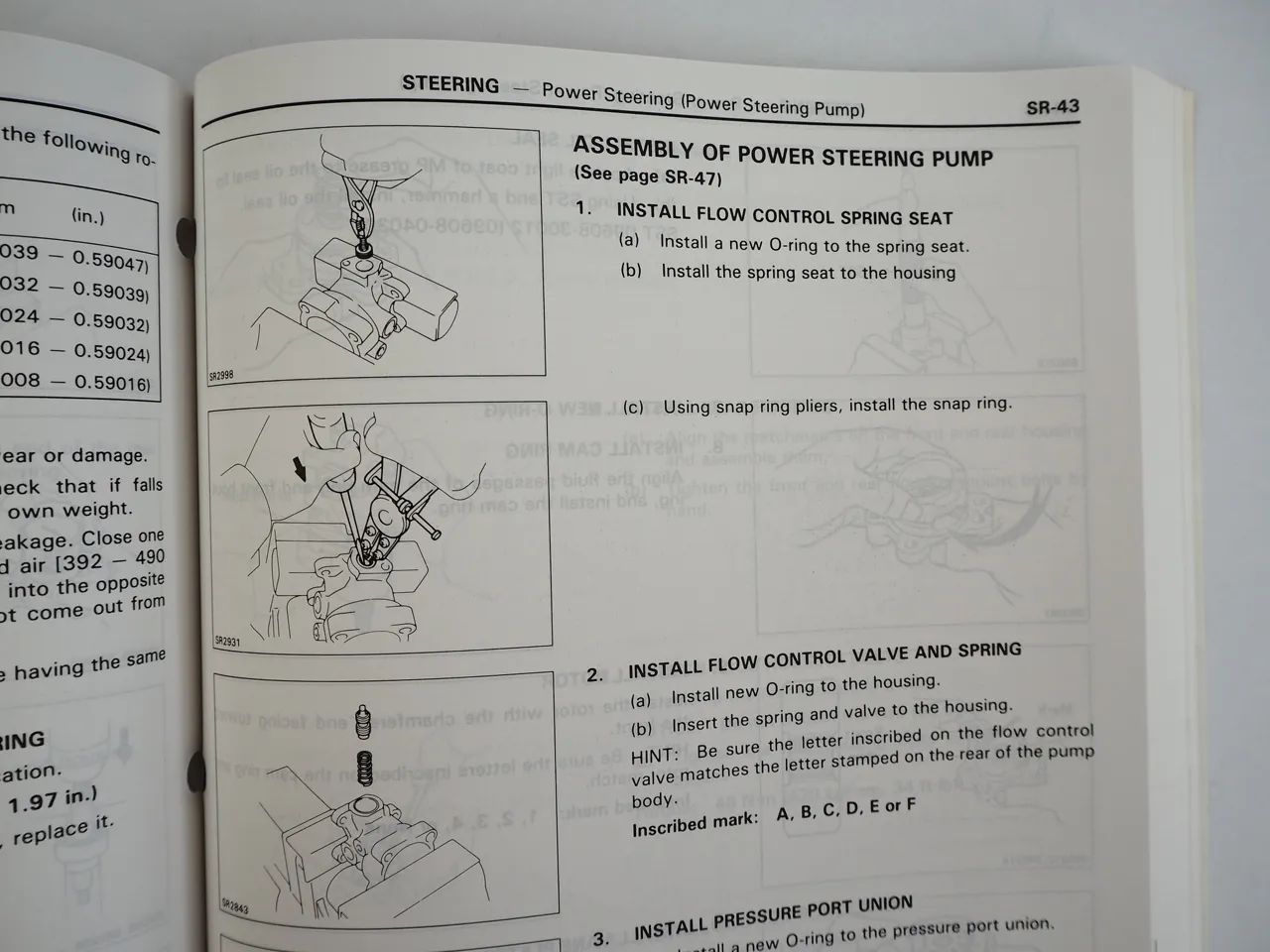 Toyota 4Runner 1993 RN VZN 120 130 131 Repair Manual for USA Canada