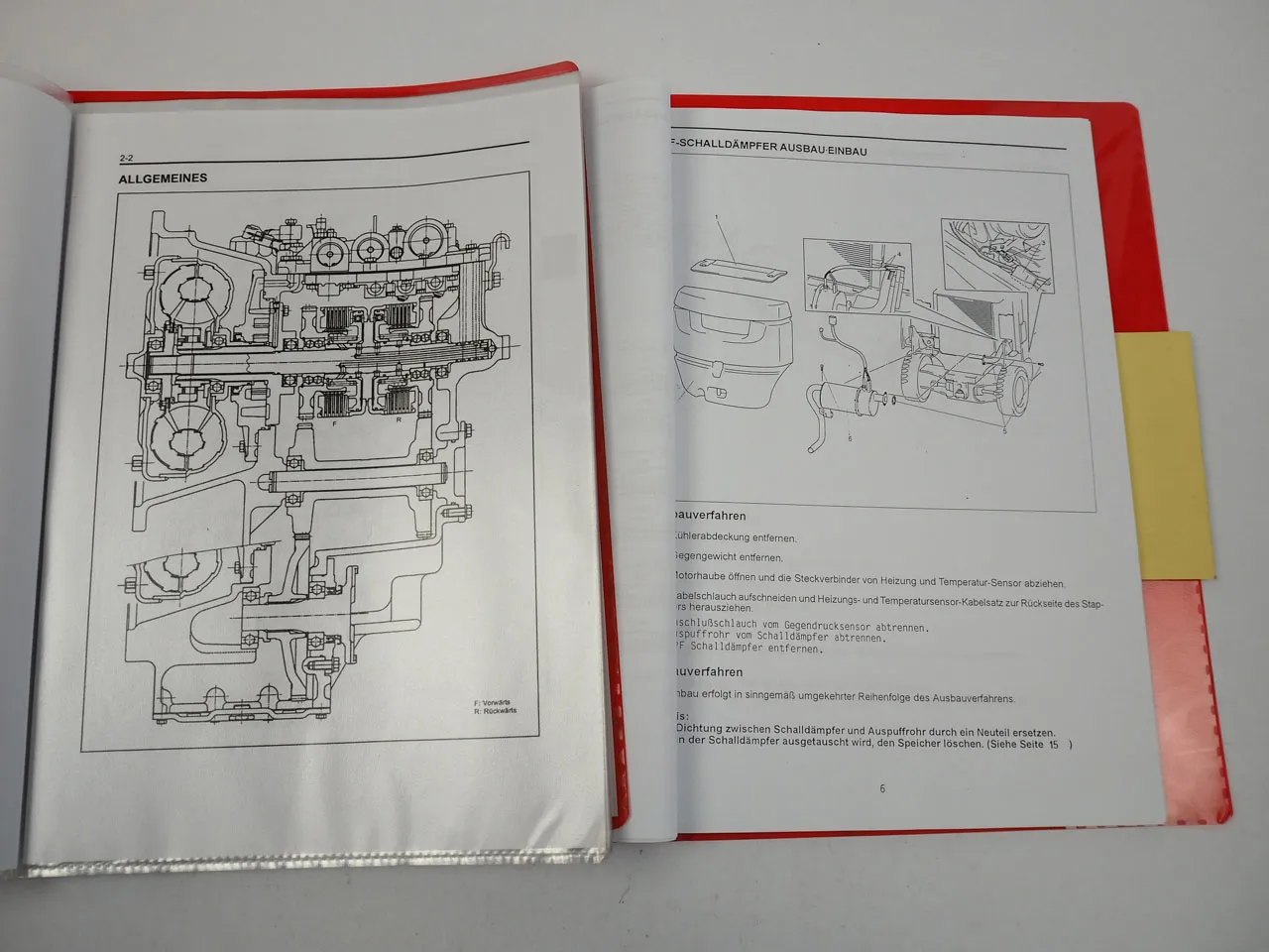 Toyota 7FDF 7FGF Gabelstapler Getriebe Diesel Partikel Filter Werkstatthandbuch