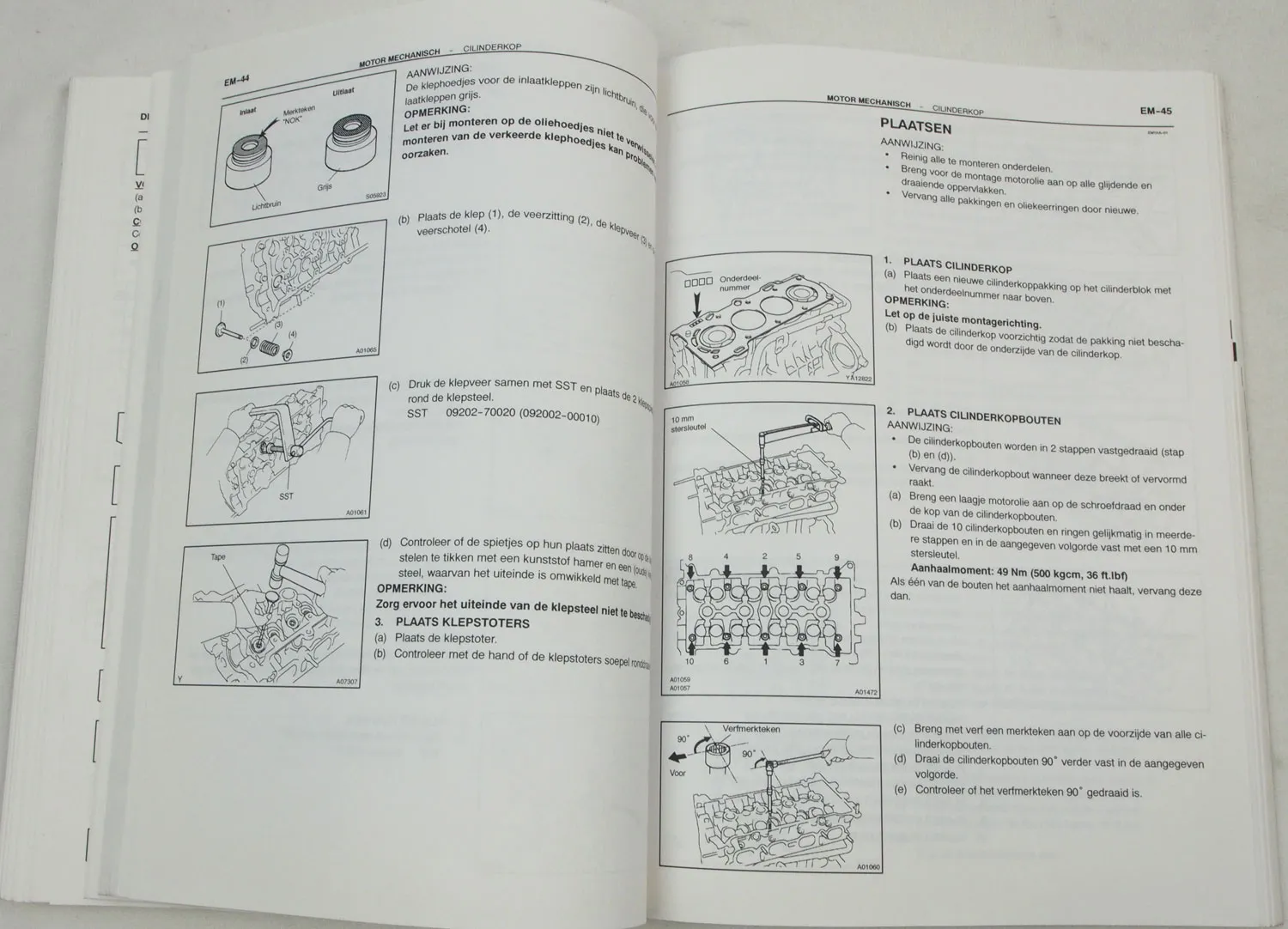 Toyota Avensis Corona ZZT220 ZZT221 Motor 1ZZ-FE 3ZZ-FE Werkplaatshandboek 2000