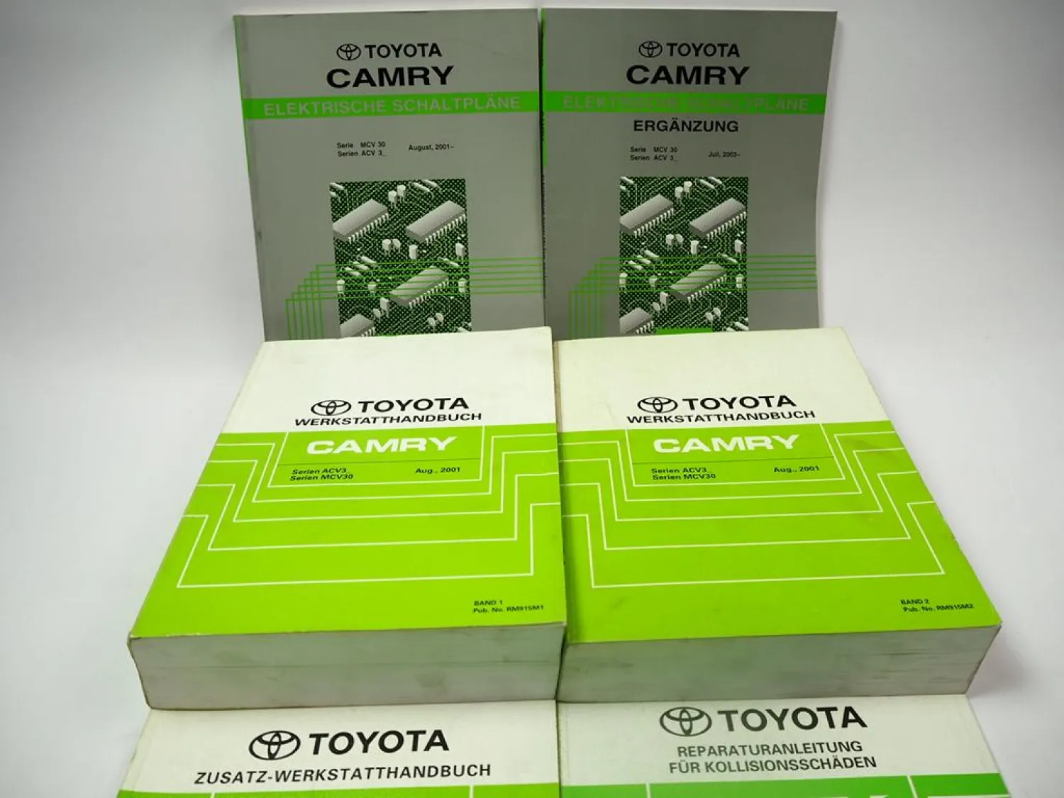 Toyota Camry 2002 V3 Reparaturanleitung ACV MCV 30 XV30 Werkstatthandbuch 2003