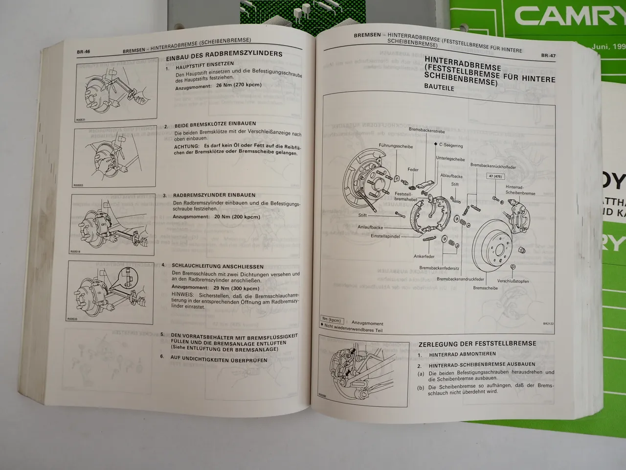 Toyota Camry III SXV10 VCV10 Werkstatthandbuch Schaltpläne Elektrik ab 1991