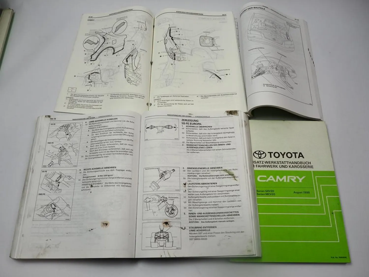 Toyota Camry V2 XV20 CV20 Werkstatthandbuch ab 1996 Reparaturanleitung