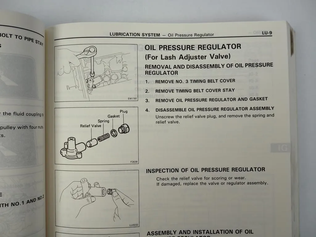 Toyota Celica Supra 1986 Repair Manual Electrical Wiring Diagram for USA Canada