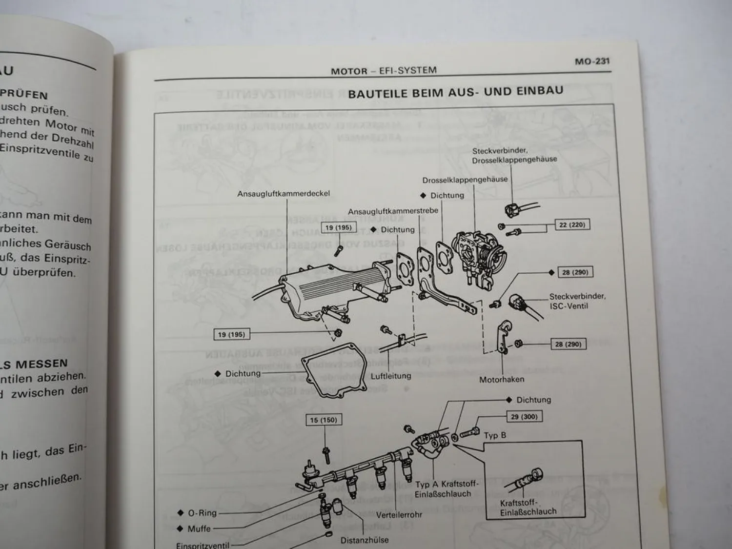 Toyota Corolla Corona CarinaE Avensis 1.6 16V Motor 4A-FE Werkstatthandbuch 92-97