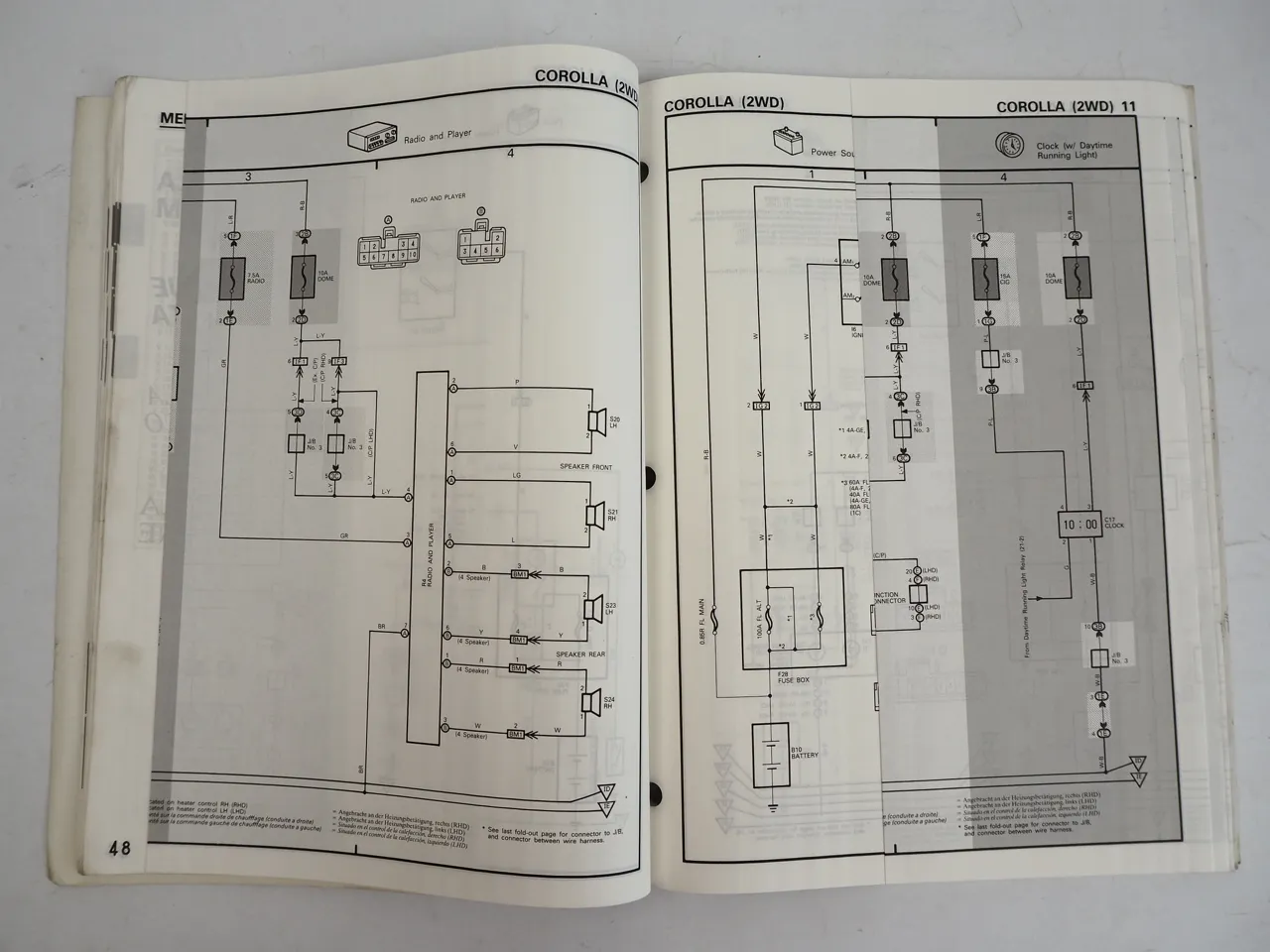 Werkstatthandbuch Toyota Corolla E9 1987 AEAE92 EE 90 97 CE90 Repraturanleitung