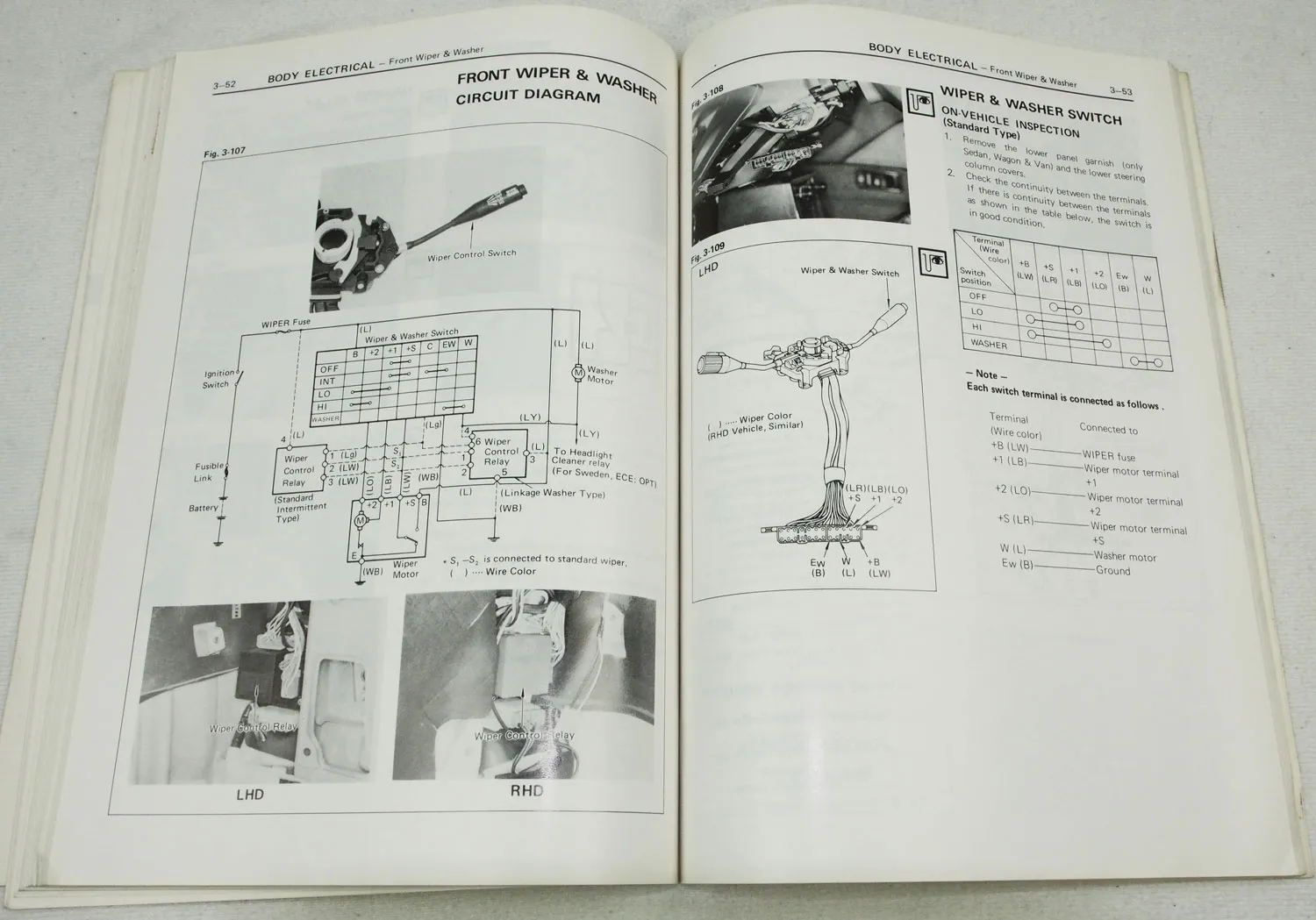 Toyota Corolla KE TE E70 Repair manual for body 1979