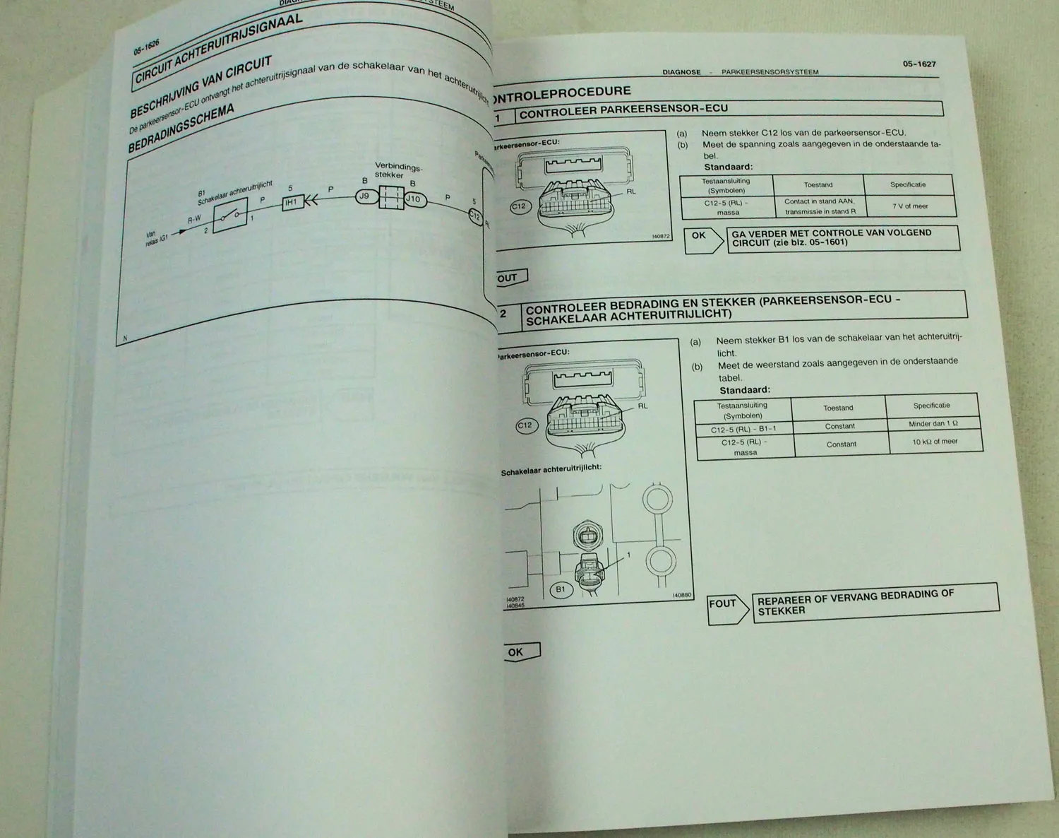 Toyota Corolla Verso ZNR1 CUR10 Deel 4 Reparatiehandboek 2004