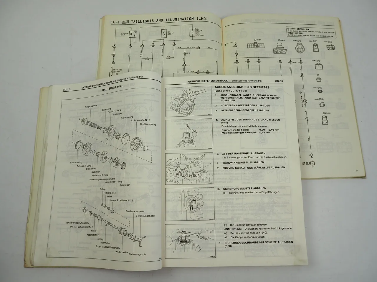 Toyota Corona Carina II AT151 ST150 CT150 Werkstatthandbuch Schaltplan 1983