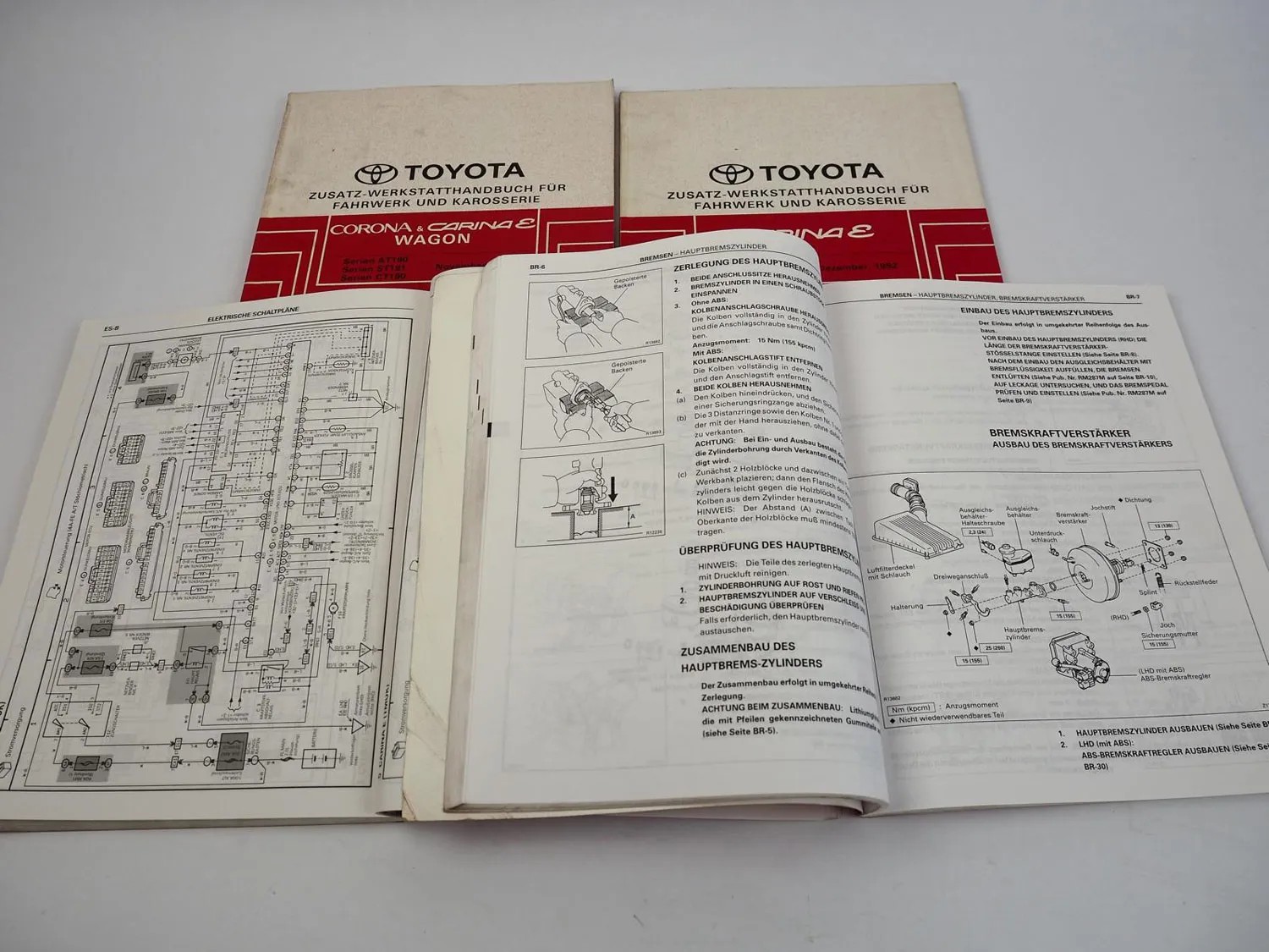 Toyota Corona ST191 Carina E Werkstatthandbuch 1992 - 1996 Reparaturanleitung