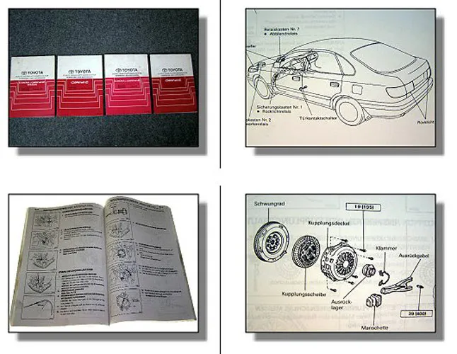 Toyota Corona ST191 Carina E Werkstatthandbuch 1992 - 1996 Reparaturanleitung