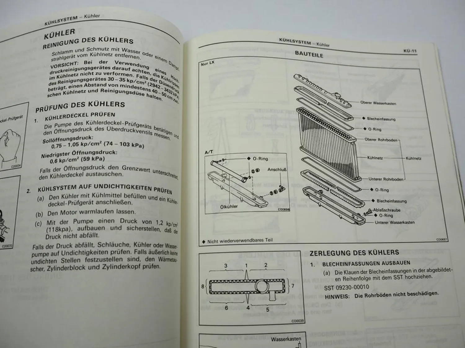 Toyota Cressida Hilux Dyna Motor 2L 3L Werkstatthandbuch 1988