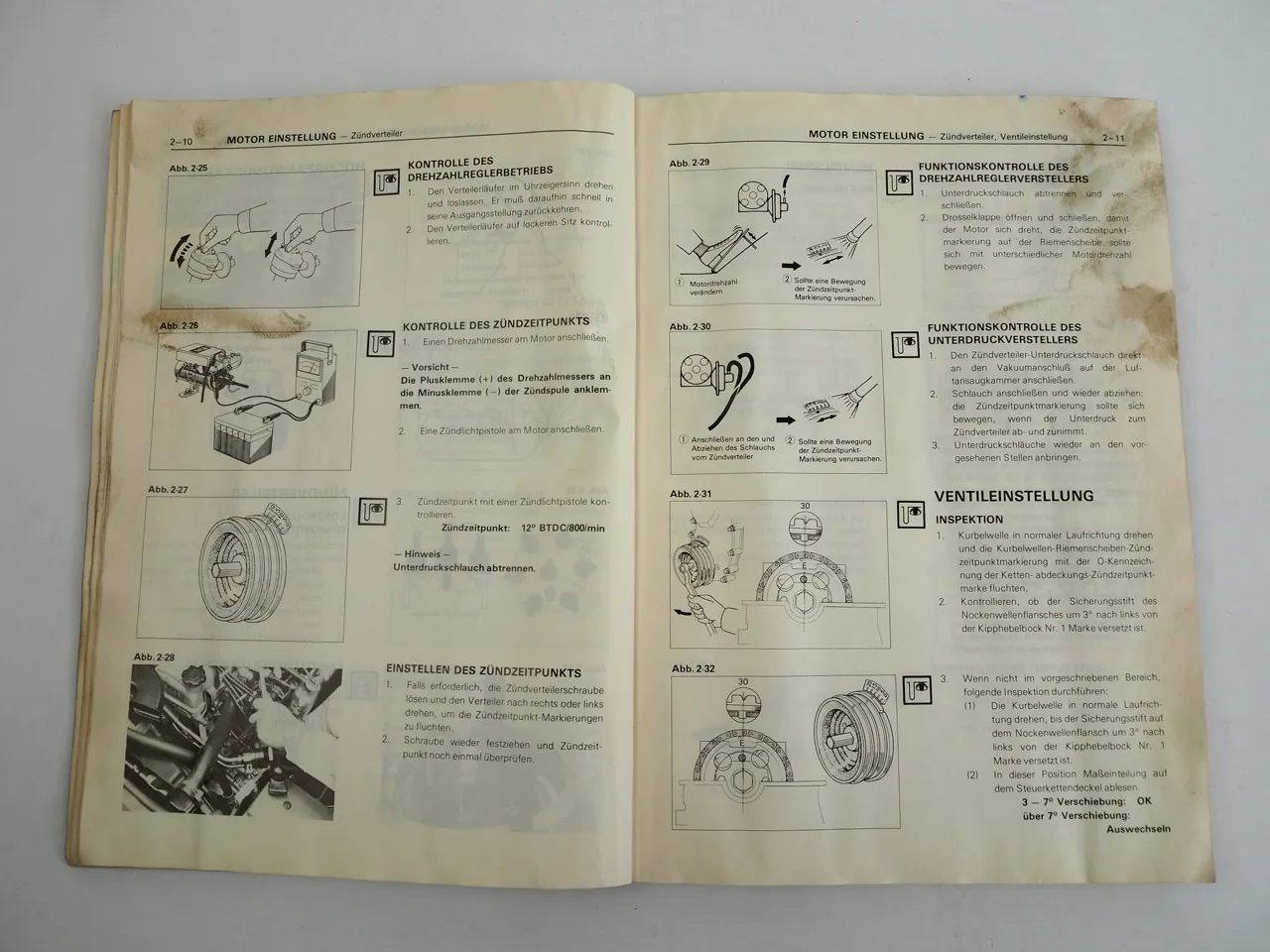 Toyota Crown MS112 Motor 5M-E Werkstatthandbuch Reparaturanleitung 1979