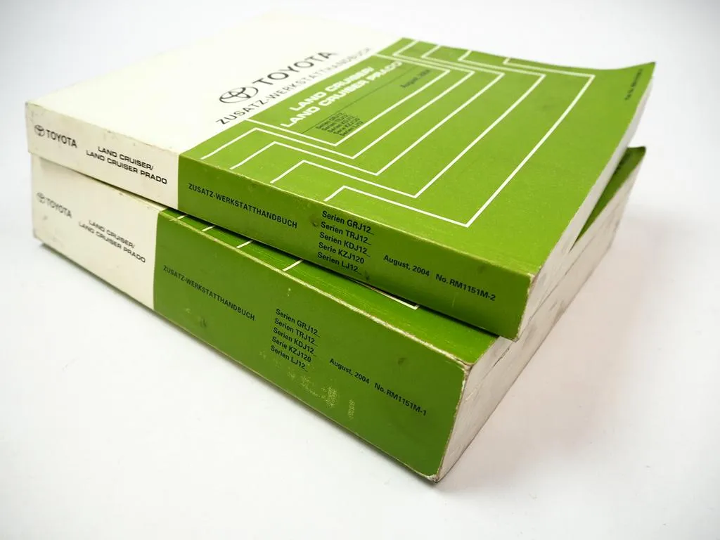 Toyota Land Cruiser J12 Prado GRJ TRJ Werkstatthandbuch Reparaturanleitung 2004