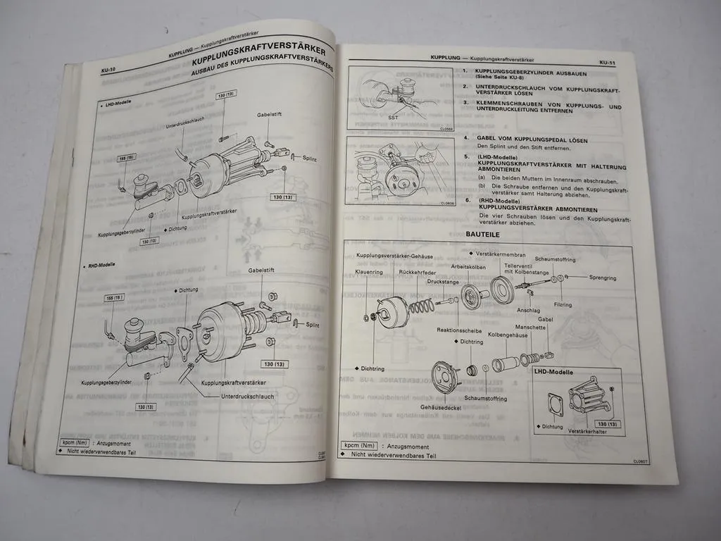 Toyota Land Cruiser J7 J8 RJ7 LJ FJ KZJ PZJ HZJ HDJ Werkstatthandbuch ab 1990