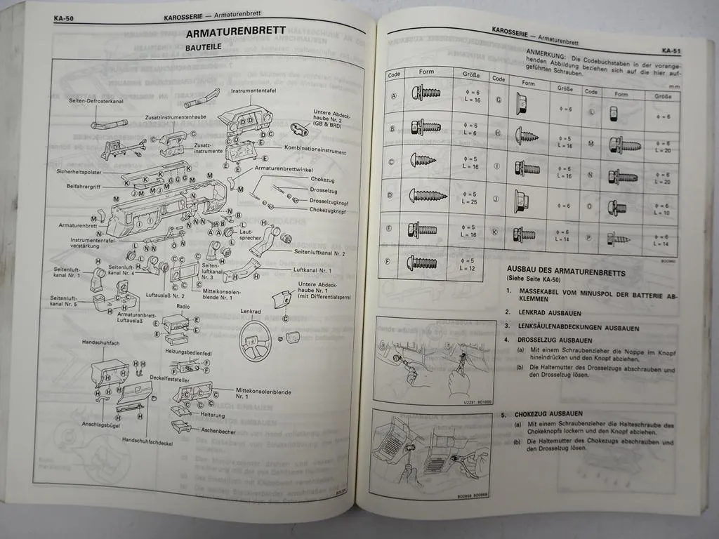 Toyota Land Cruiser J7 J8 RJ7 LJ FJ KZJ PZJ HZJ HDJ Werkstatthandbuch ab 1990