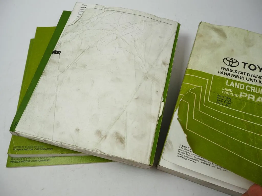Toyota Land Cruiser + Prado J9 Werkstatthandbuch 1996 - 2000 Reparaturanleitung