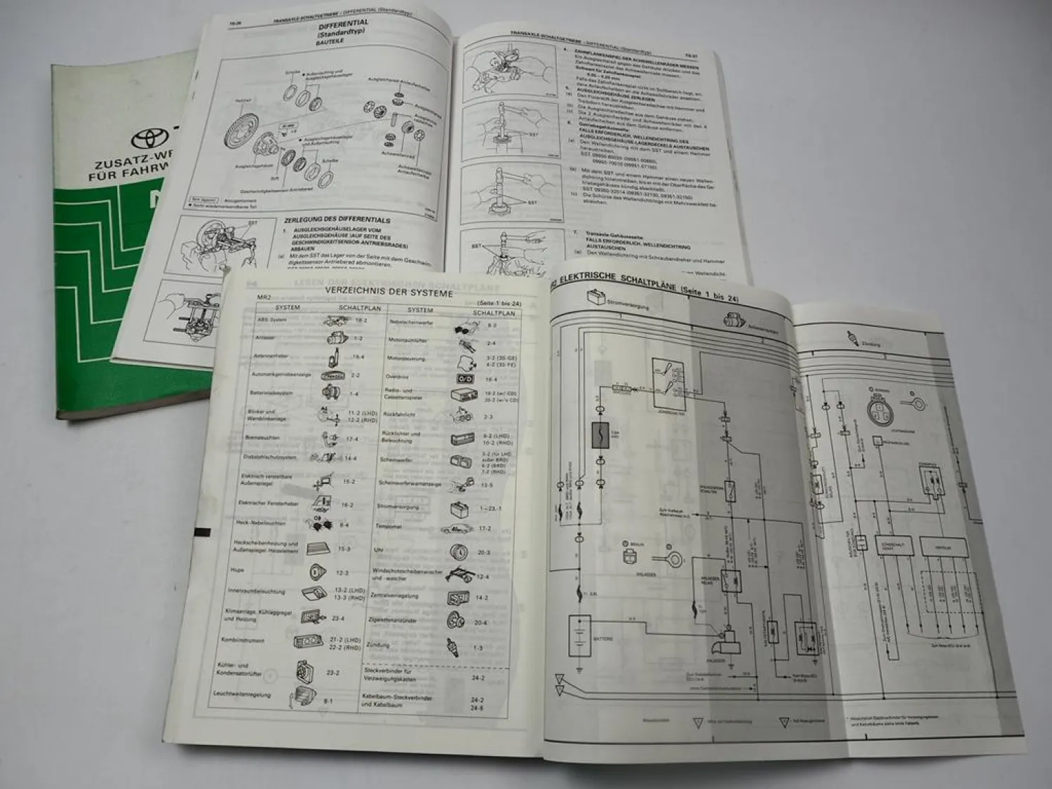 Toyota MR2 W2 SW20 Werkstatthandbuch Reparaturhandbuch 1989 - 1996
