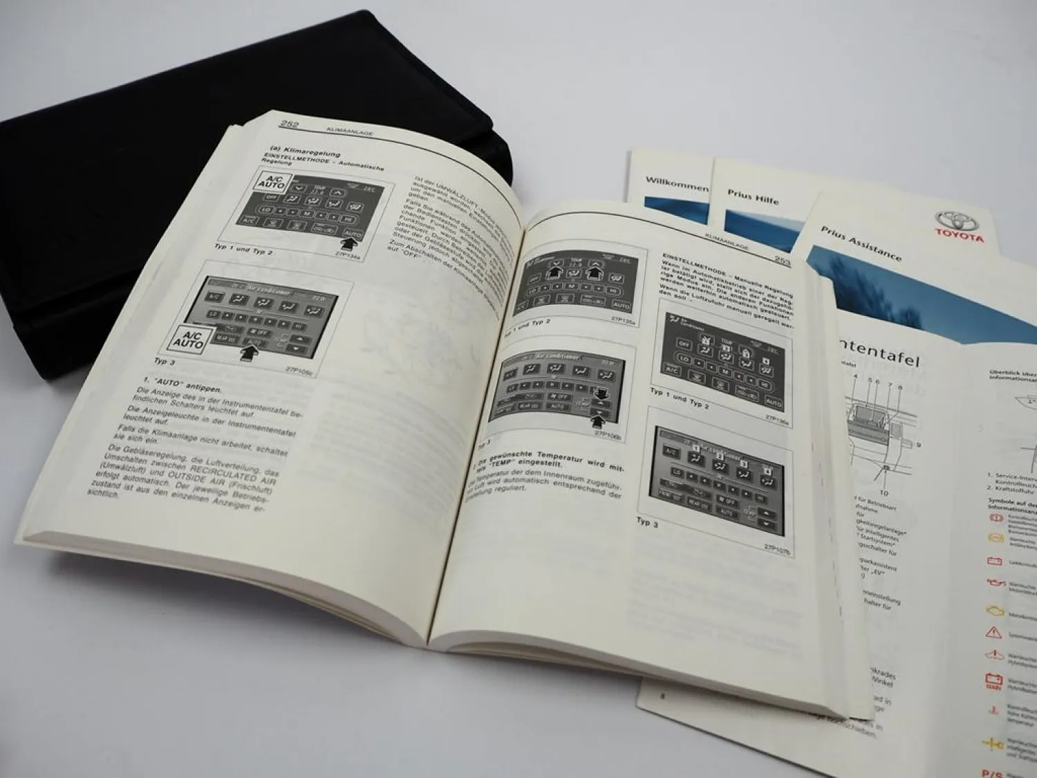 Toyota Prius Betriebsanleitung Bedienung 2007 Bordmappe Handbuch Deutsch