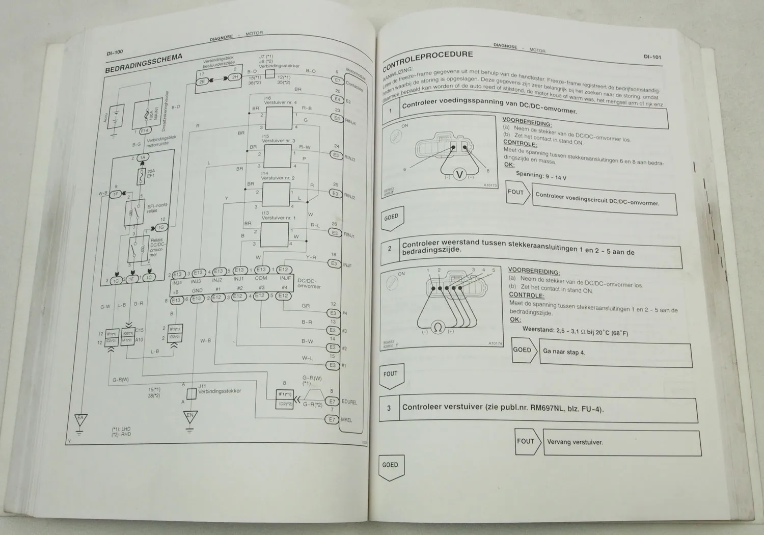 Toyota RAV4 CLA20 CLA21 Motor 1CD-FTV Reparatiehandboek Supplement 2001