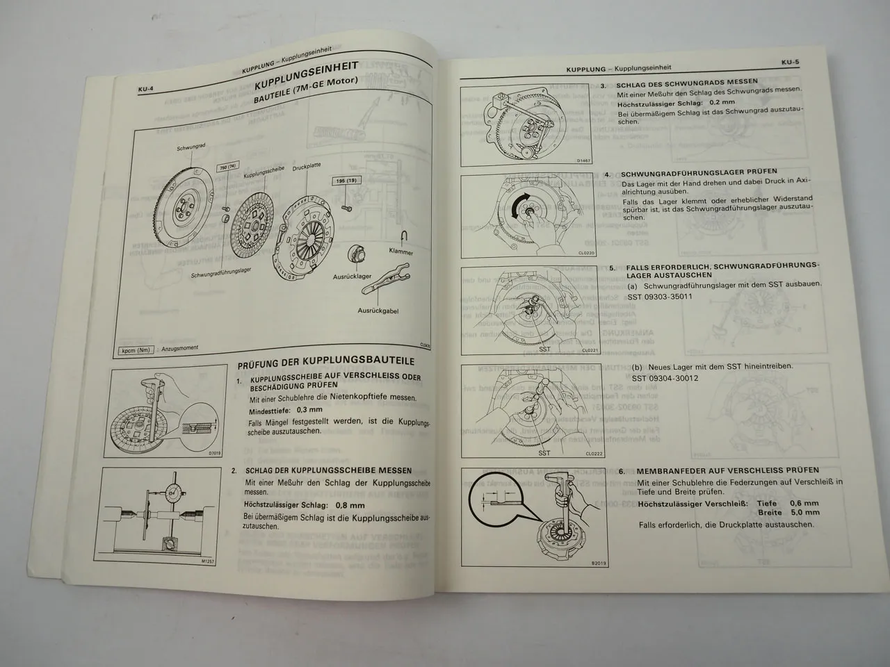 Toyota Supra MA70 1988 Werkstatthandbuch Reparaturanleitung RM126M Zusatz