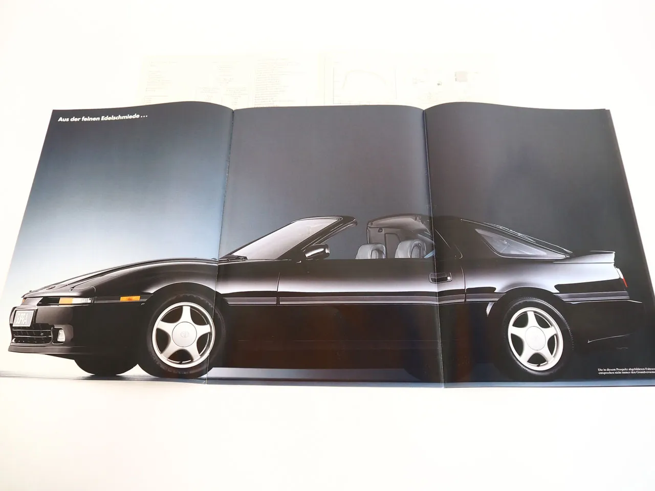Toyota Supra Turbo PKW Prospekt Technische Daten Ausstattung 1992