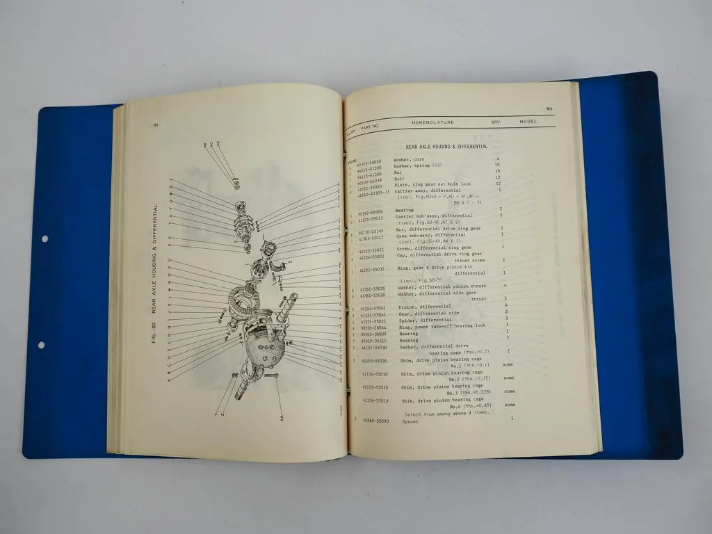 Toyota TG TD 20 25 Towing Tractor Parts Catalog Ersatzteilliste1973