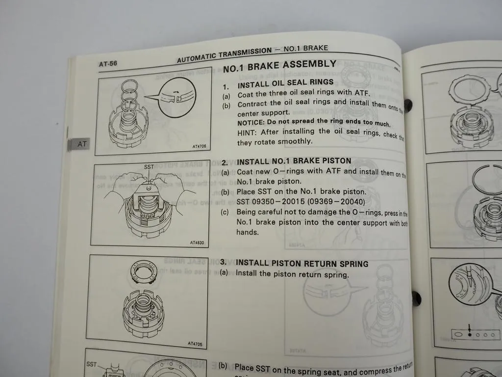 Toyota Truck 1993 Repair Manual Automatic Transmission A43D